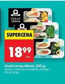 Biedronka Wrapy z łososiem mango Mowi oferta