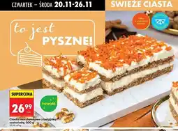 Biedronka Ciasto marchewkowe z belgijską czekoladą oferta