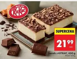Biedronka Sernik z kit kat oferta