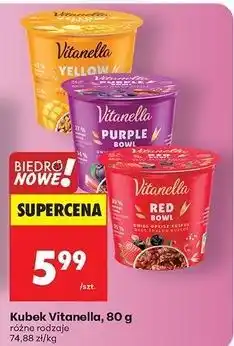 Biedronka Owsianka purple bowl Vitanella oferta