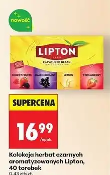 Biedronka Kolekcja herbat owocowych Lipton oferta