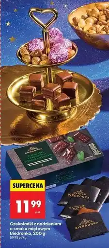Biedronka Czekoladki z nadzieniem miętowym Biedronka oferta