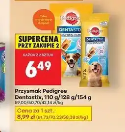 Biedronka Przysmak dla psa duże rasy Pedigree Dentastix oferta