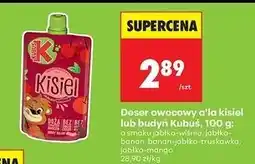 Biedronka Budyń banan - jabłko Kubuś oferta