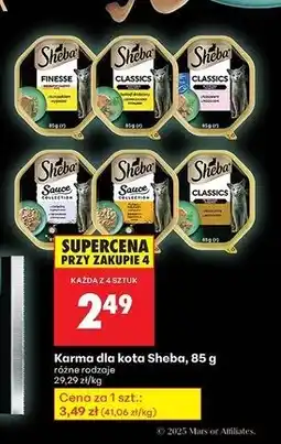 Biedronka Pasztet z dziczyzny Sheba Classics oferta