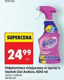 Biedronka Odplamiacz w sprayu Vanish Oxi Action oferta