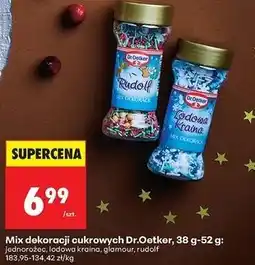 Biedronka Mix dekoracji lodowa kraina Dr. Oetker oferta
