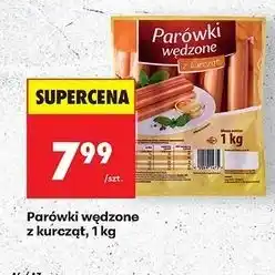 Biedronka Parówki wędzone z kurcząt Konspol oferta