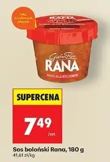 Biedronka Sos boloński Giovanni Rana oferta
