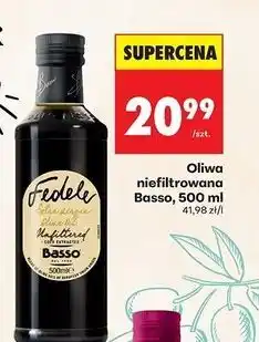 Biedronka Oliwa z oliwek niefiltrowana Basso oferta