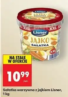 Biedronka Sałataka warzywna z jajkiem Lisner oferta