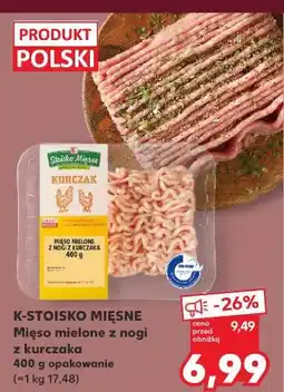 Kaufland Mięso mielone z nogi kurczaka Stoisko Mięsne oferta