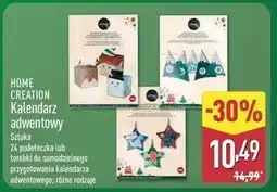 ALDI Kalendarz adwentowy Home Creation oferta