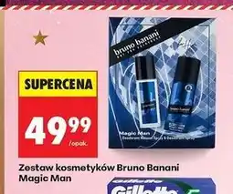 Biedronka Zestaw w pudełku magic man: dezodorant 150 ml + perfumy 75 Bruno Banani oferta