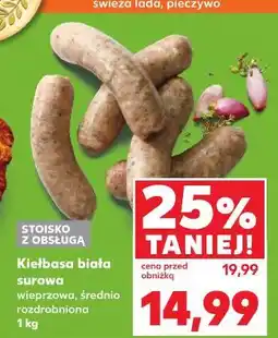 Kaufland Kiełbasa biała surowa oferta