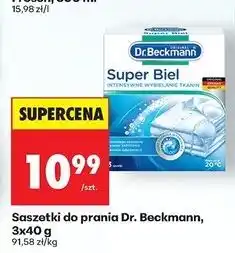 Biedronka Wybielacz super biel Dr. Beckmann oferta
