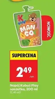 Biedronka Napój mango-pomarańcza Kubuś Play! oferta