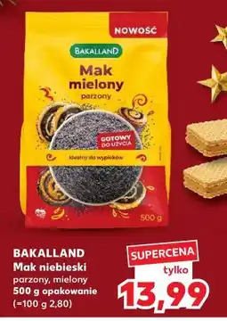 Kaufland Mak mielony parzony Bakalland oferta