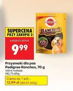Biedronka Przysmak dla psa originals wołowina Pedigree Ranchos oferta