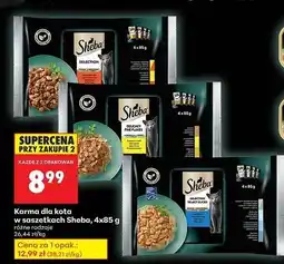 Biedronka Karma dla kota smaki rybne Sheba Selection In Sauce oferta