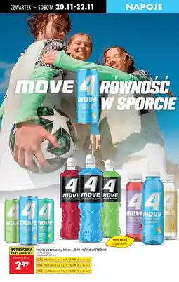 Biedronka Napój multifruit 4Move oferta