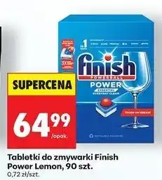Biedronka Tabletki do zmywarek lemon Finish Power Essential oferta