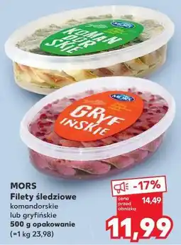 Kaufland Filety śledziowe komandorskie Mors Ryby oferta
