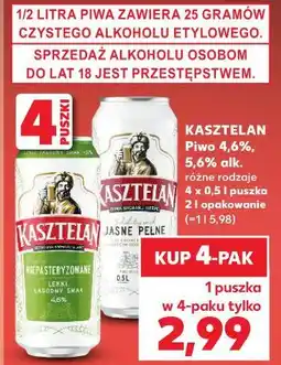 Kaufland Piwo Kasztelan Jasne Pełne oferta