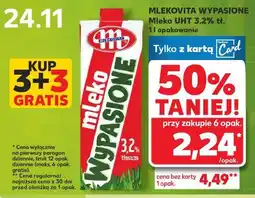 Kaufland Mleko 3.2% Mlekovita Wypasione oferta
