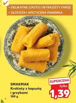 Kaufland Krokiety z kapustą i grzybami Smak Mak oferta