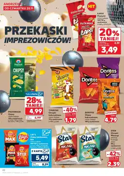 Kaufland Prażynki solone Łapsy oferta
