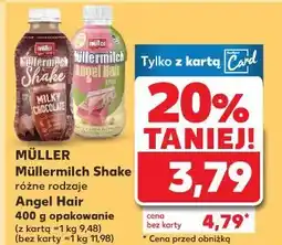 Kaufland Napój mleczny angel hair Mullermilch oferta