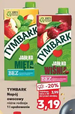Kaufland Napój jabłko-wiśnia Tymbark oferta