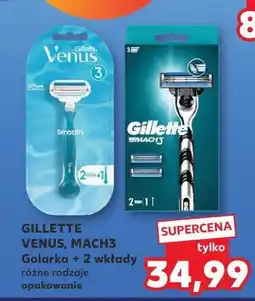 Kaufland Maszynka do golenia + 2 wkłady Gillette Mach3 oferta