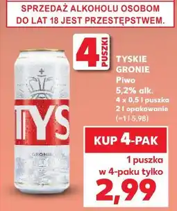 Kaufland Piwo Tyskie Gronie oferta