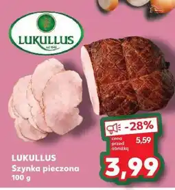 Kaufland Szynka pieczona Lukullus oferta