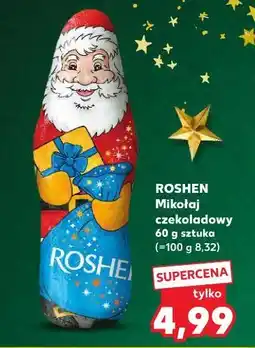 Kaufland Mikołaj z czekolady Roshen oferta