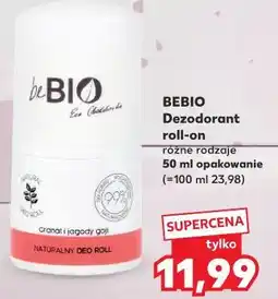 Kaufland Dezodorant granat i jagody goji Be Bio Cosmetics oferta