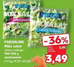 Kaufland Mix sałat z lodową Freshline oferta
