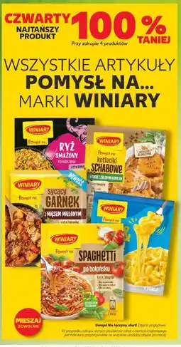 Kaufland Spaghetti po bolońsku Winiary Pomysł Na oferta