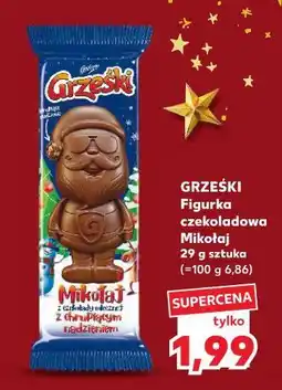 Kaufland Figurka czekoladowa mikołaj Grześki oferta