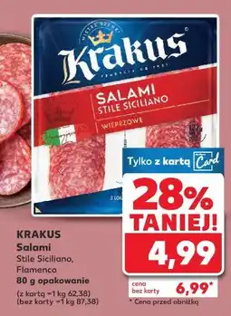 Kaufland Salami sicilliano Krakus Animex oferta