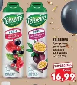 Kaufland Syrop grenadine zero cukru Teisseire oferta