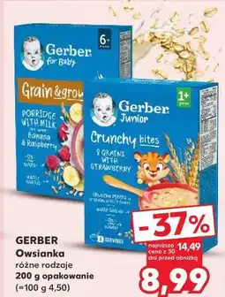 Kaufland Kaszka owsiano-pszenna malina i banan Gerber Pełnia Zbóż oferta