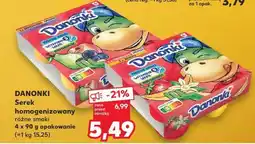Kaufland Serek banan-truskawka-wanilia Danone Danonki Mega oferta