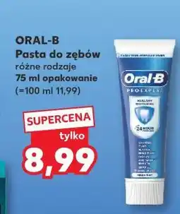 Kaufland Pasta do zębów clinic line ochrona dziąseł Oral-B Pro-Expert oferta
