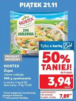 Kaufland Zupa królewska Hortex oferta