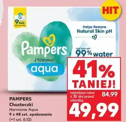 Kaufland Chusteczki nawilżane Pampers Aqua Pure oferta