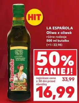 Kaufland Oliwa extra virgin La Espanola oferta