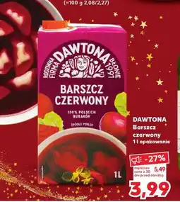 Kaufland Barszcz czerwony Dawtona oferta